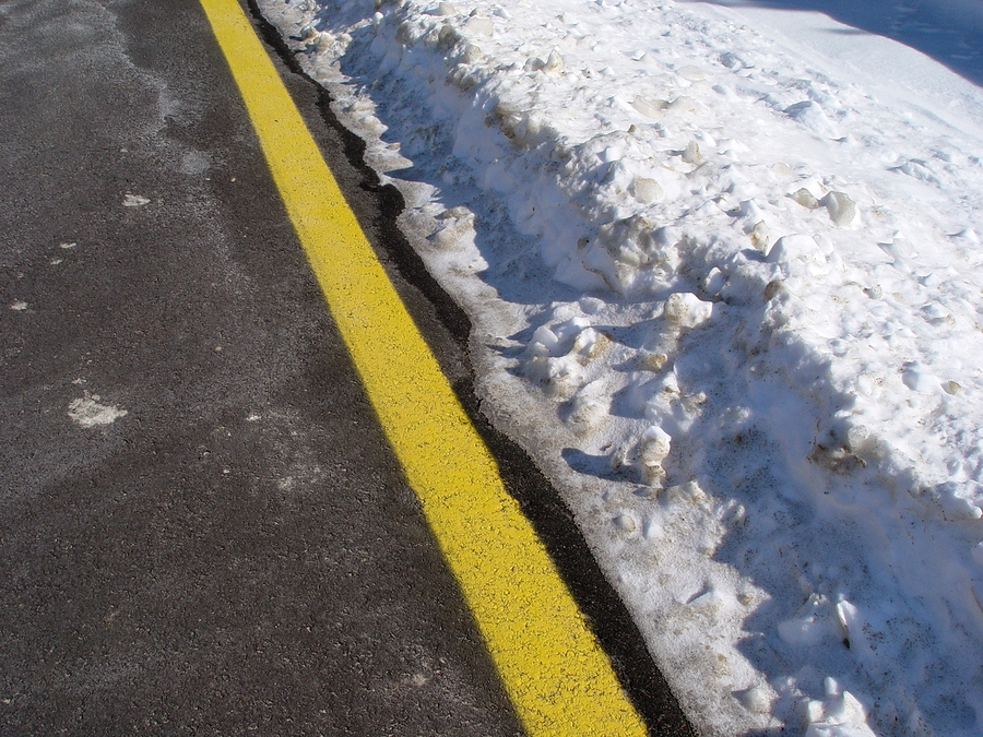 Road Cleared after Snow Storm