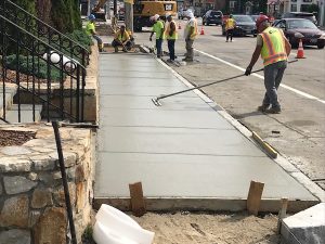 city sidewalks and curbing repair